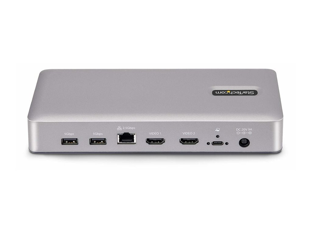 StarTech.com USB4 Docking Station, USB-C 40Gbps, Dual Video HDMI, Up to 2x 4K 60Hz 4:4:4 (RGB) or 2x 4K 120Hz 4:2:2, Multi-Monitor 155NA-USB4-DOCK