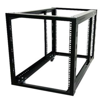 Startech.Com 12U 4 Post Server Equipment Open Frame Rack Cabinet W/ Adjustable Posts & Casters