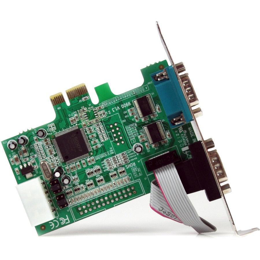 Startech.Com 2 Port Native Pci Express Rs232 Serial Adapter Card With 16550 Uart