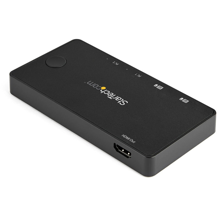 Startech.Com 2 Port Usb C Kvm Switch - 4K 60Hz Hdmi - Compact Dual Port Uhd Usb Type C Desktop