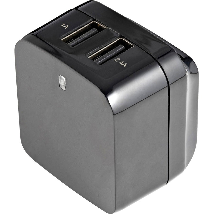 Startech.Com 2 Port Usb Wall Charger - 17W Wall Charger Hub (2.4A & 1A Port) - Dual Port Usb-A Power