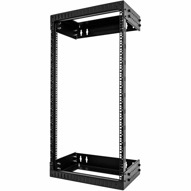 Startech.Com 21U 19" Wall Mount Network Rack, Adjustable Depth 12-20" 2 Post Open Frame Server Room Rack For Av/Data/ It Communication/Computer Equipment/Switch With Cage Nuts & Screws (Rack-21U-20-Wall-Oa) - Rack Open Frame - 2-Post - Wall Mountable - Bl