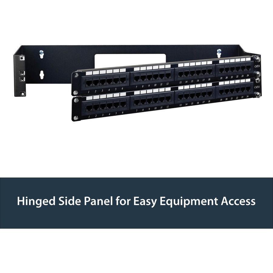 Startech.Com 2U 19In Hinged Wall Mount Bracket For Patch Panels