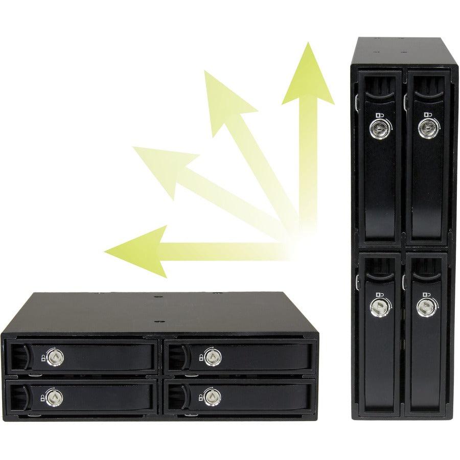 Startech.Com 4-Bay Mobile Rack Backplane For 2.5In Sata/Sas Drives