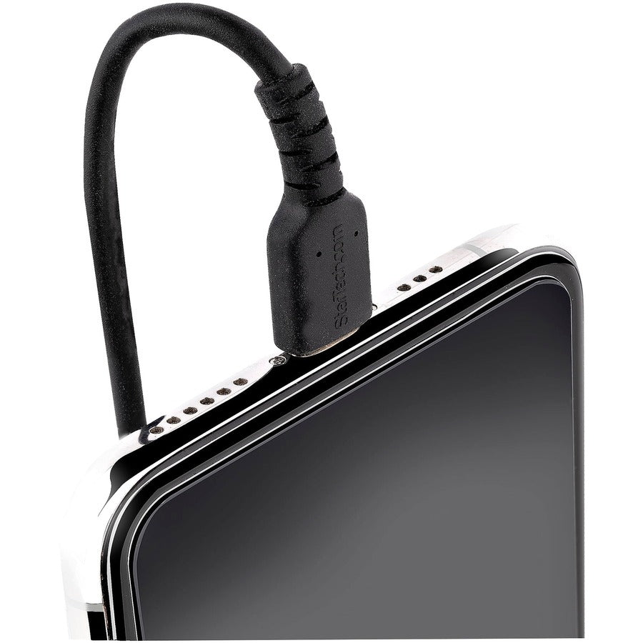 Startech.Com 50Cm (20In) Usb To Lightning Cable, Mfi Certified, Coiled Iphone Charger Cable,