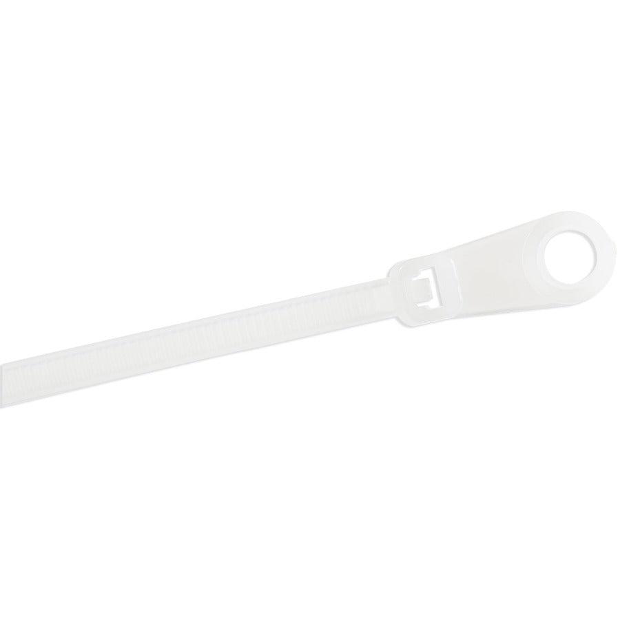 Startech.Com 6"(15Cm) Cable Ties With Mounting Hole - 1/8"(3Mm) Wide, 1-1/2"(40Mm) Bundle Dia.