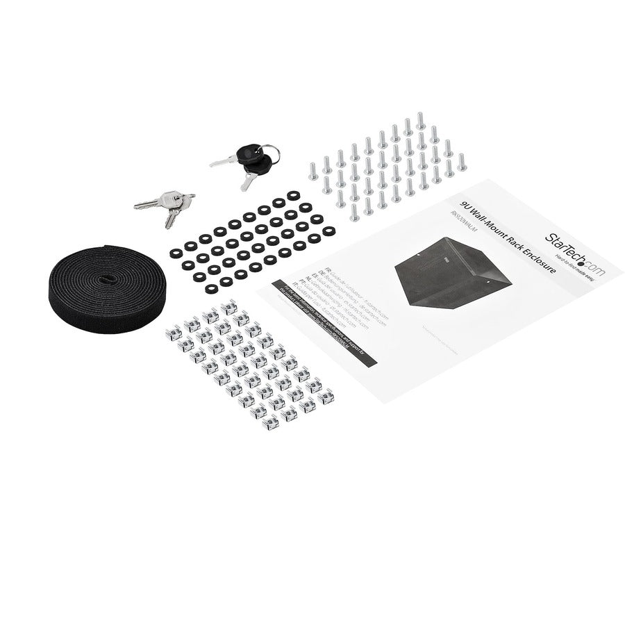 Startech.Com 9U Wall-Mount Server Rack Cabinet - Up To 18.9 In. Deep