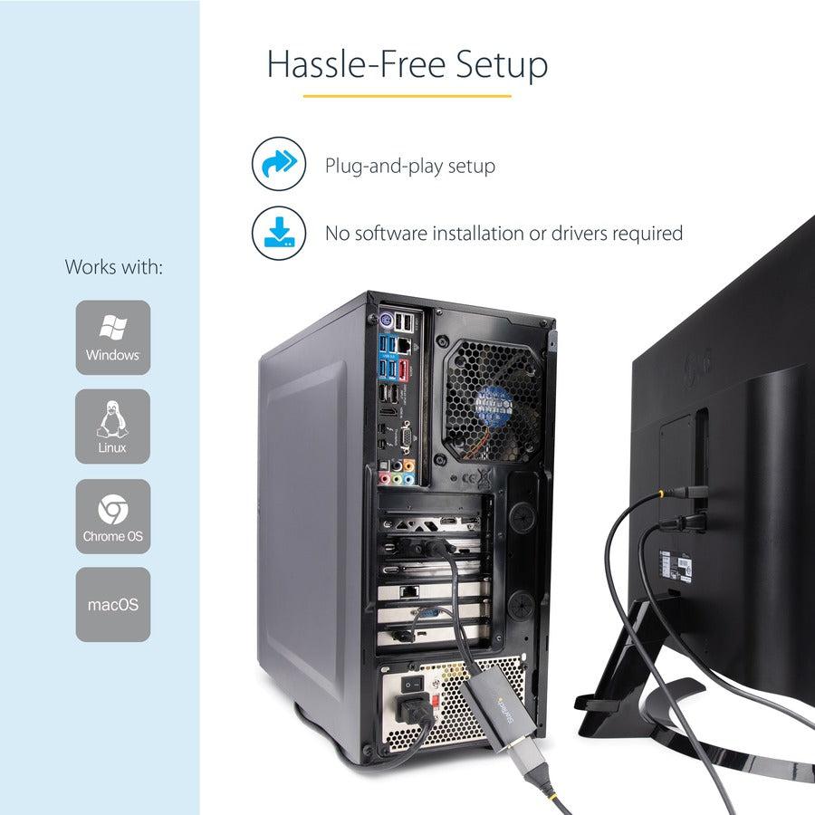 Startech.Com Dvi2Dp2 Video Cable Adapter Black