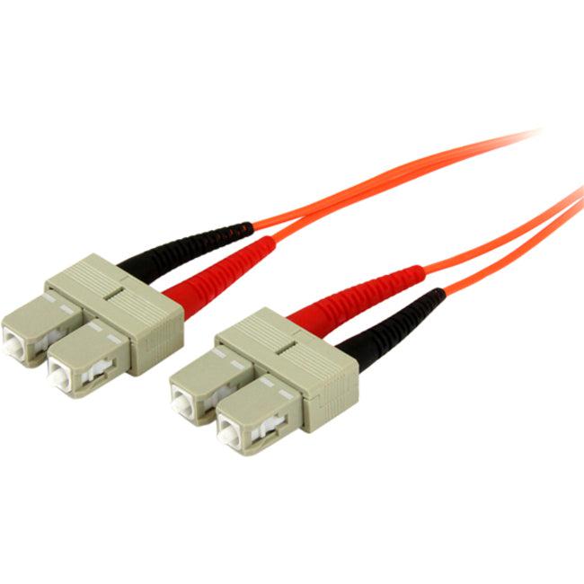 Startech.Com Fiber Optic Cable - Multimode Duplex 50/125 - Ofnp Plenum - Sc/Sc - 3 M