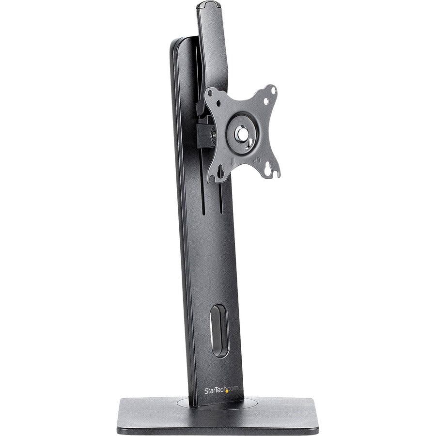 Startech.Com Free Standing Single Monitor Mount - Height Adjustable Monitor Stand - For Vesa Mount Displays Up To 32" (15Lb/7Kg) - Ergonomic Monitor Stand For Desk - Tilt/Swivel/Rotate