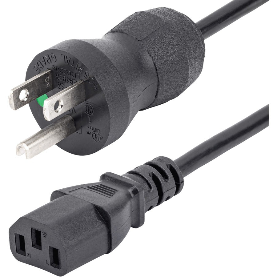 Startech.Com Hospital-Grade Power Cord - Nema 5-15P To C13 - 15 Ft.