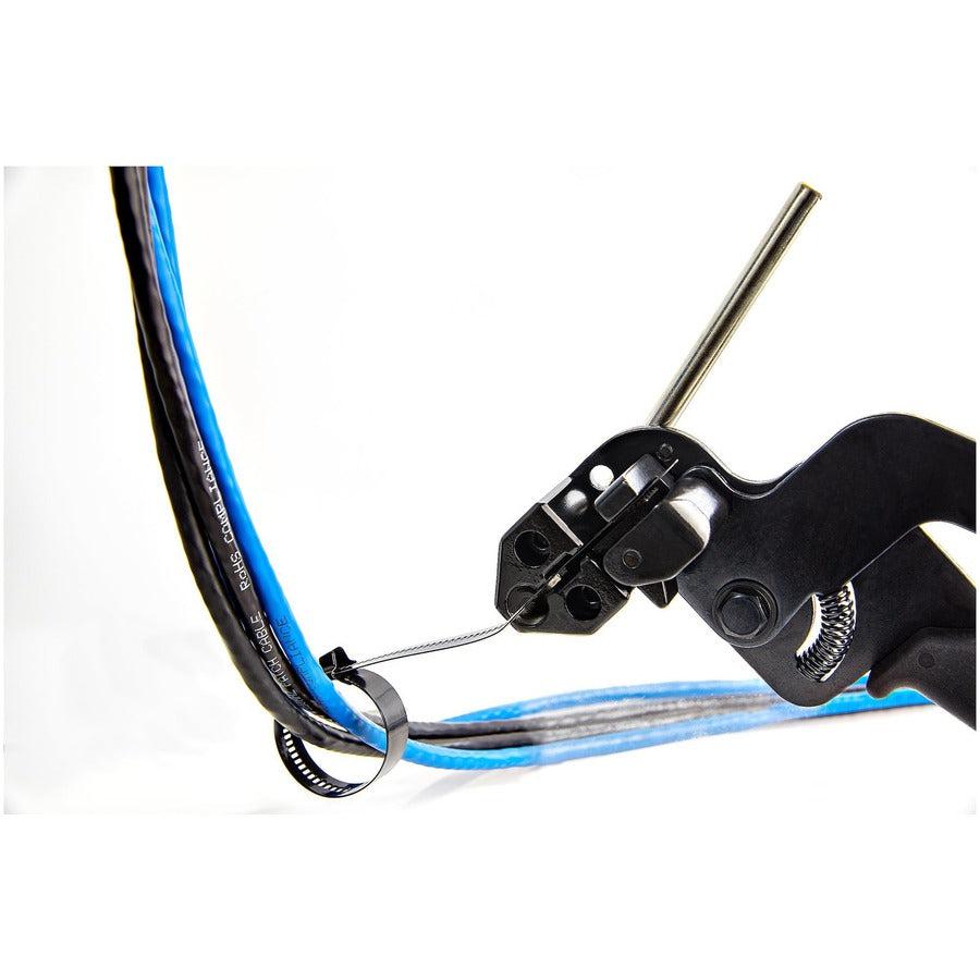 Startech.Com Metal Cable Tie Tool - Metal Zip Tie Tightener Tool - Stainless Steel Cable Tie