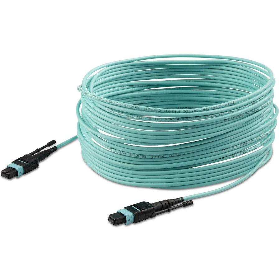Startech.Com Mpo/Mtp Fiber Optic Cable - Plenum-Rated - Om3, 40Gb - Push/Pull-Tab - 10 M (30 Ft.)