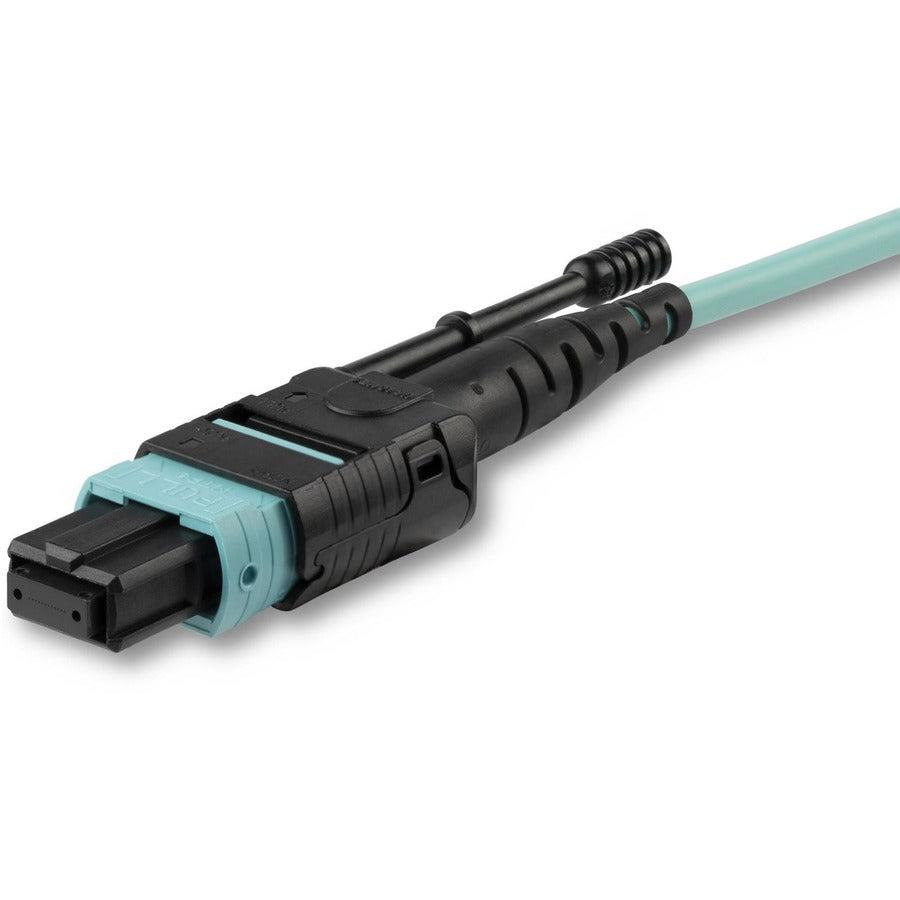 Startech.Com Mpo/Mtp Fiber Optic Cable - Plenum-Rated - Om3, 40Gb - Push/Pull-Tab - 3 M (10 Ft.)