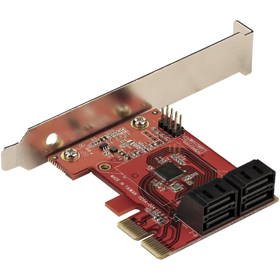Startech.Com Sata Pcie Card - 4 Port Pcie Sata Expansion Card - 6Gbps - Low Profile Bracket -
