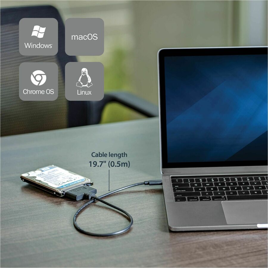 Startech.Com Usb 3.1 (10Gbps) Adapter Cable For 2.5 Sata Drives - Usb-C