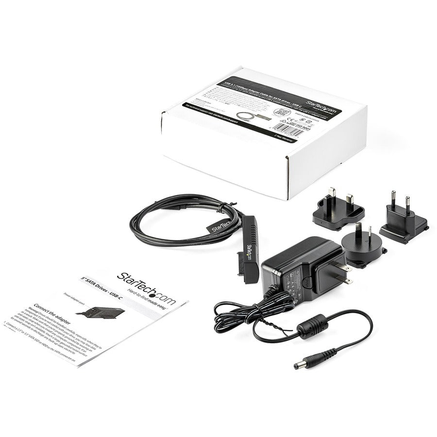 Startech.Com Usb 3.1 (10Gbps) Adapter Cable For 2.5”/3.5” Sata Drives - Usb-C