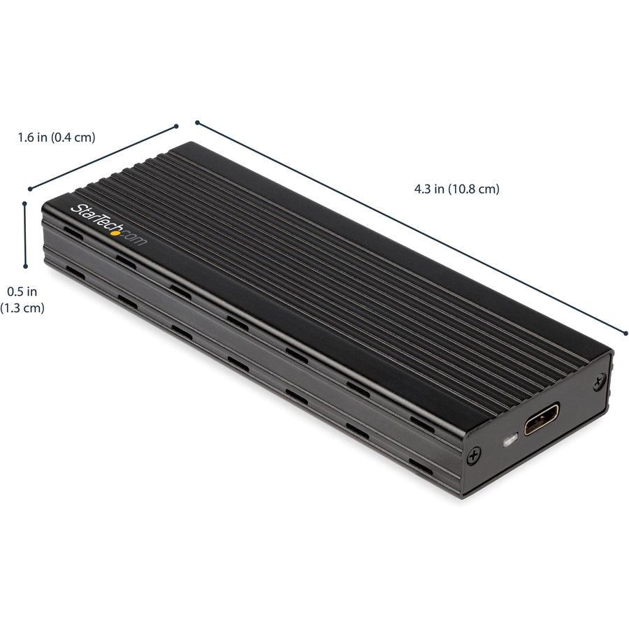 Startech.Com Usb-C 10Gbps To M.2 Nvme Ssd Enclosure - Portable External M.2 Ngff Pcie Aluminum