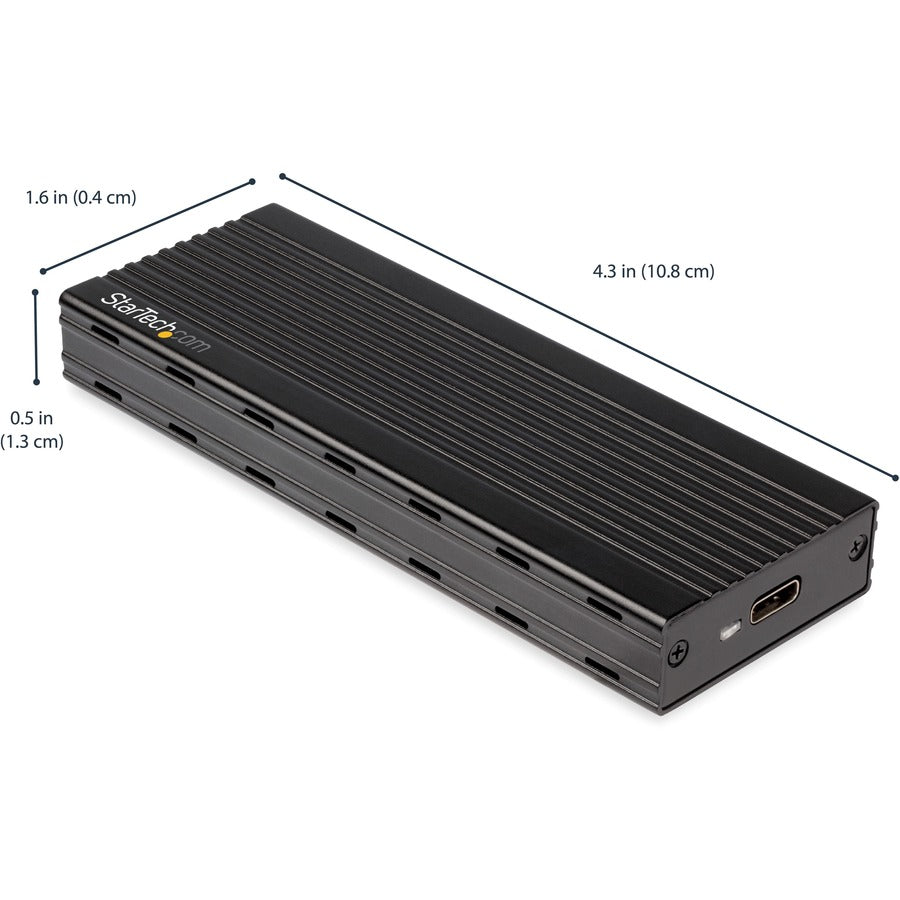 Startech.Com Usb-C 10Gbps To M.2 Nvme Ssd Enclosure - Portable External M.2 Ngff Pcie Aluminum