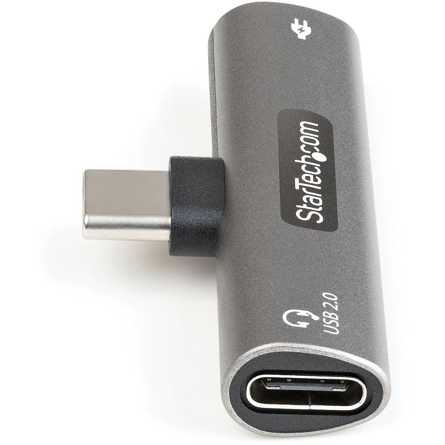 Startech.Com Usb C Audio & Charge Adapter - Usb-C Audio Adapter W/ Usb-C Audio Headphone/Headset