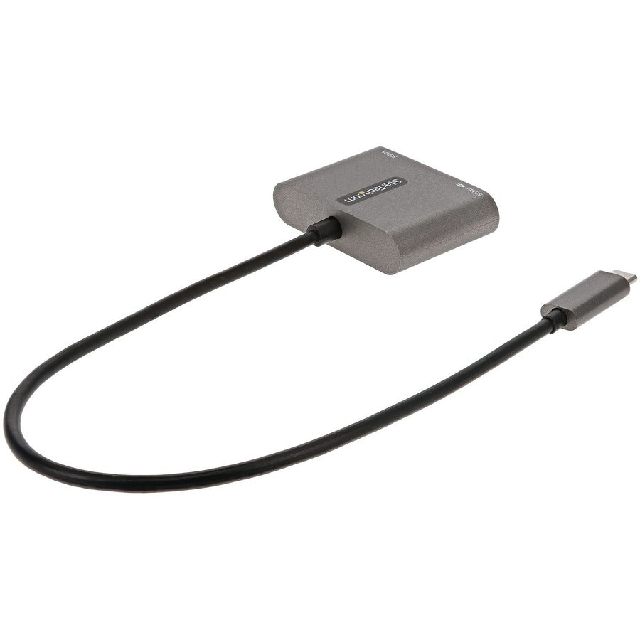 Startech.Com Usb C Multiport Adapter, Usb-C To Hdmi 4K Video, 100W Pd Pass-Through, Usb 3.0 Hub