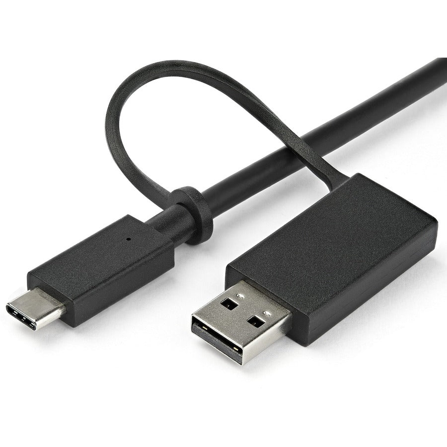Startech.Com Usb-C & Usb-A Dock - Hybrid Universal Laptop Docking Station With Dual Monitor 4K60Hz Hdmi & Displayport - Usb 3.1 Gen 1 Hub, Gbe - 60W Power Delivery - Windows, Mac & Chrome