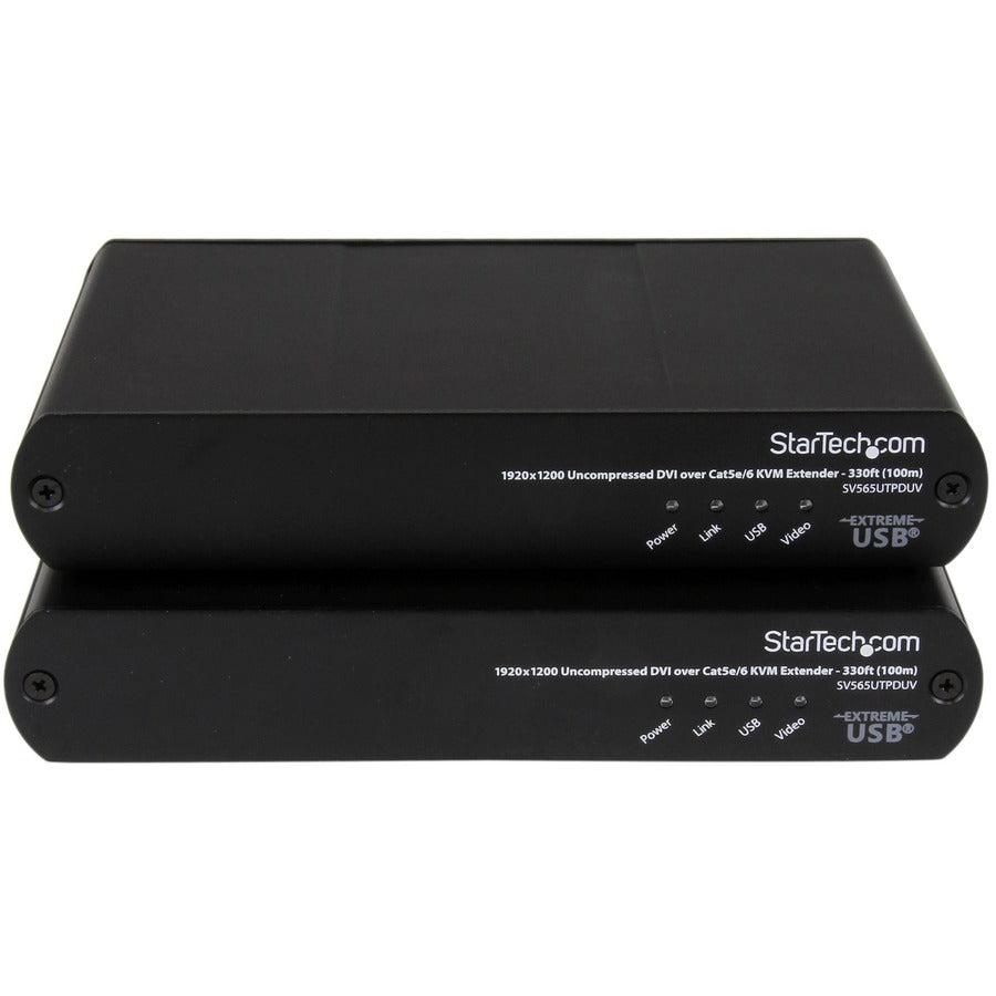 Startech.Com Usb Dvi Over Cat 5E / Cat 6 Kvm Console Extender W/ 1920X1200 Uncompressed Video - 330Ft (100M)