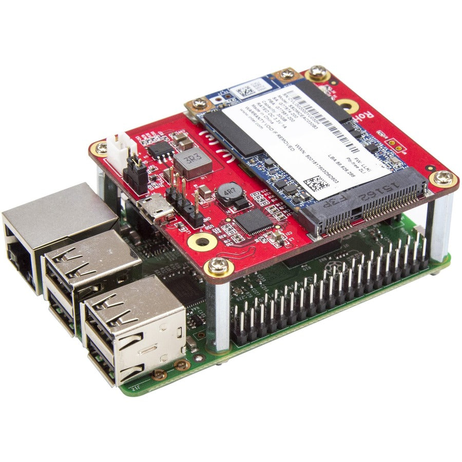 StarTech.com USB to mSATA Converter for Raspberry Pi and Development Boards - USB to mini SATA Adapter for Raspberry Pi PIB2MS1
