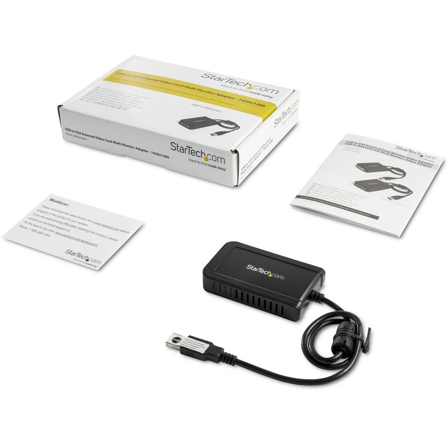 Startech.Com Usb To Vga External Video Card Multi Monitor Adapter - 1920X1200