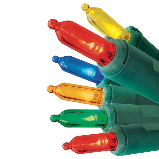 StayBright 100-Count Multicolor LED String Lights