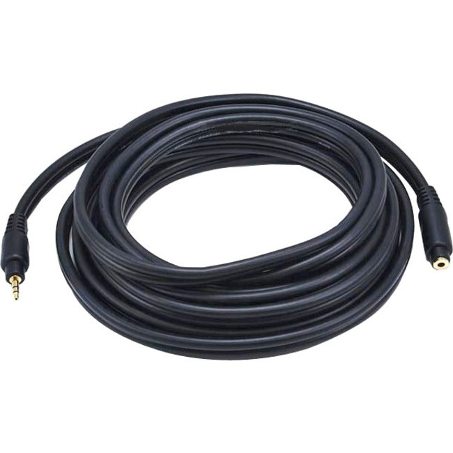 Stereo M To Stereo F Ext Cable 15Ft-Blk