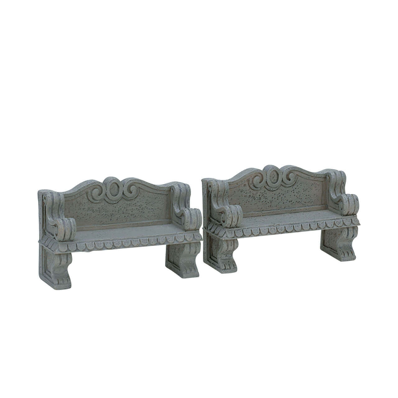 Stone Bench - 2 Piece Set