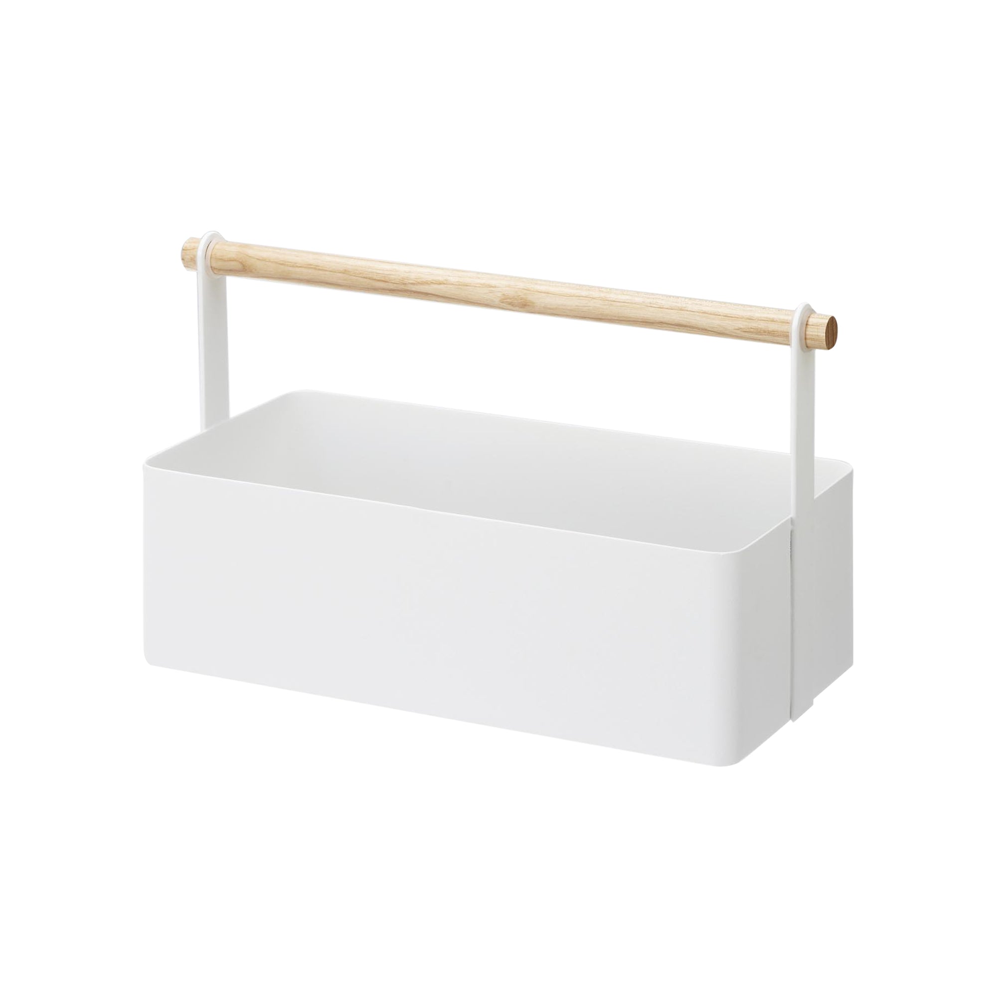 Storage Caddy - 2 Sizes - Steel + Wood