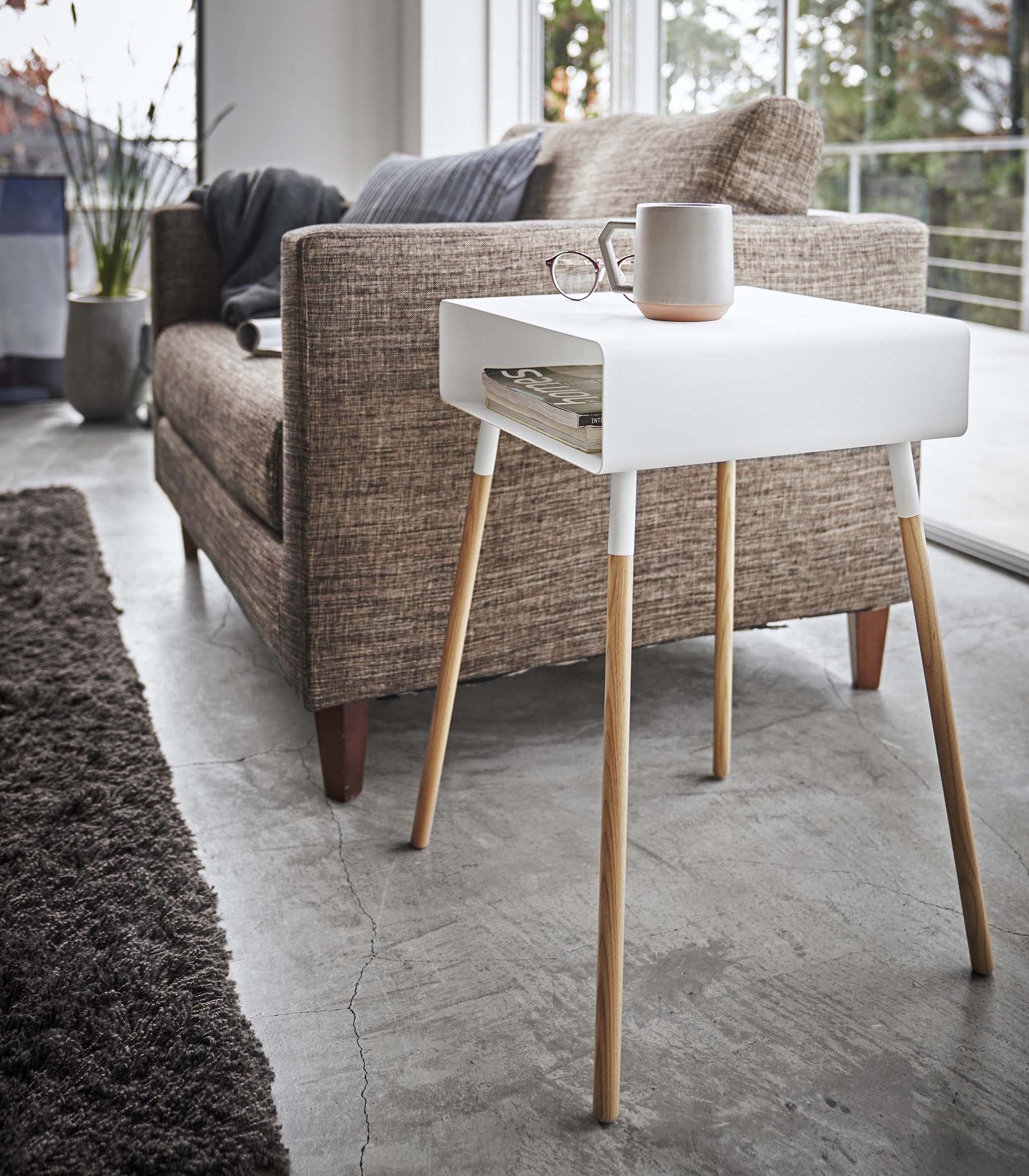 Storage Table - Two Sizes - Steel + Wood