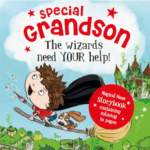 Storybook - The Wizard Needs your Help Special Grandson