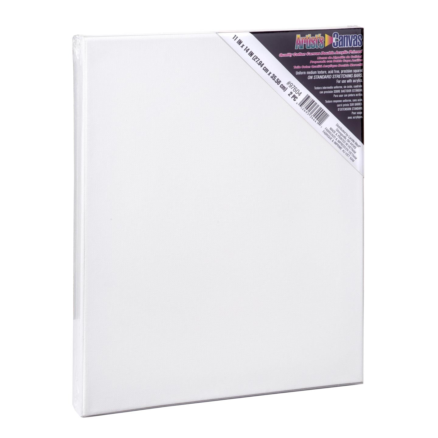 Stretched Canvas - 11 x 14 inches - 2 pack