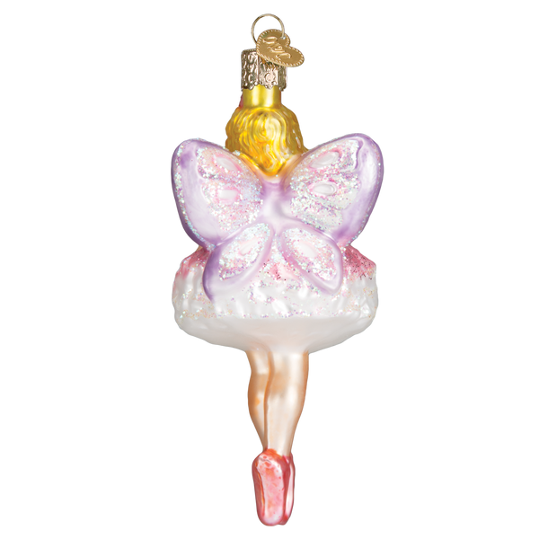 Sugar Plum Fairy Glass Ornament