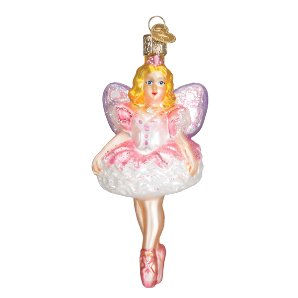 Sugar Plum Fairy Glass Ornament