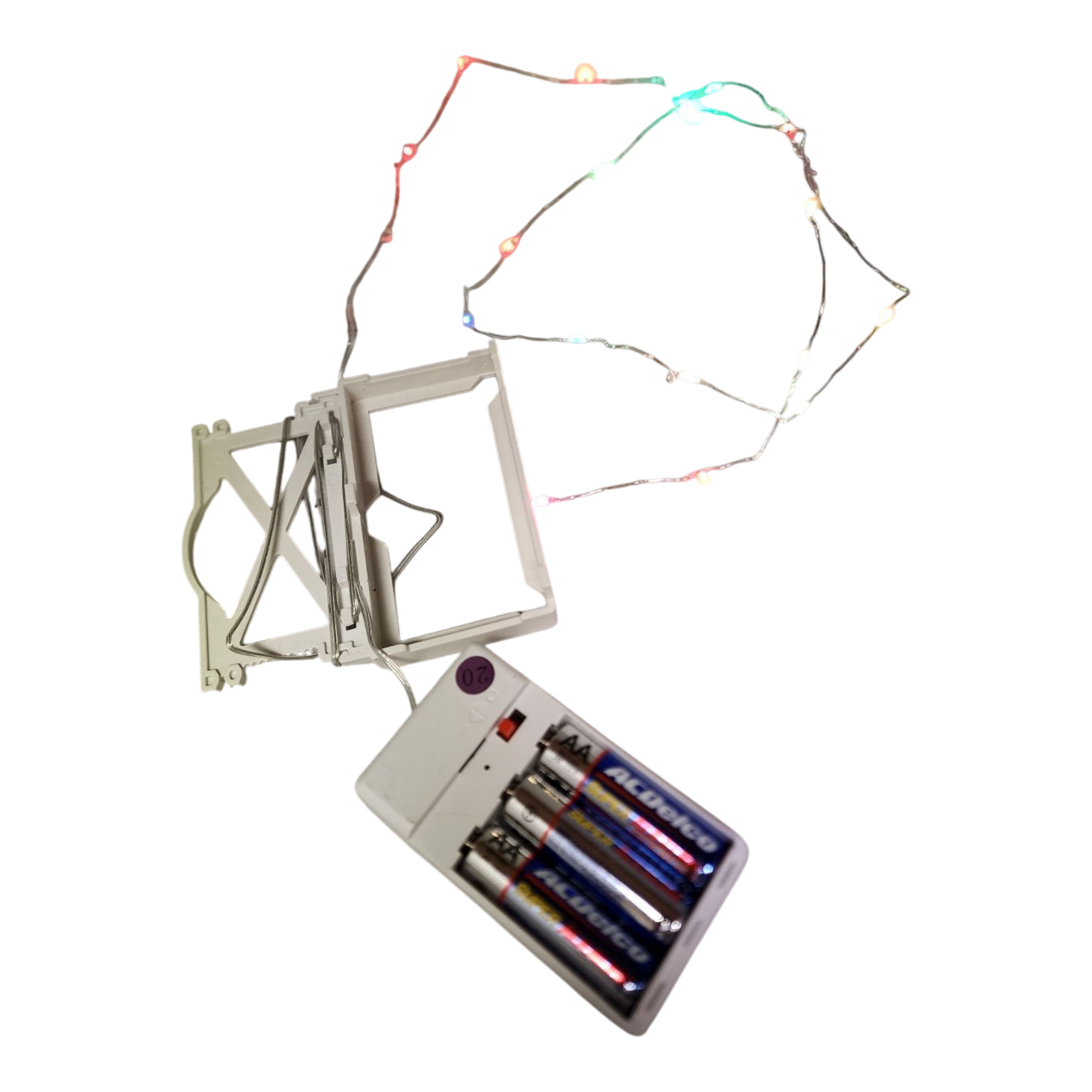 Super Bright Multi Color Flashing 20 LED Light String for Villages