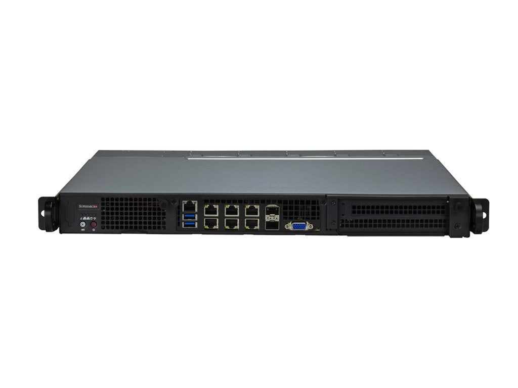 Supermicro IoT SuperServer 110D-16C-FRDN8TP - Server - rack-mountable 1U - 1 x Xeon D-2775TE / up to 3.1 GHz - RAM 0 GB - no SYS-110D-16C-FRDN8TP