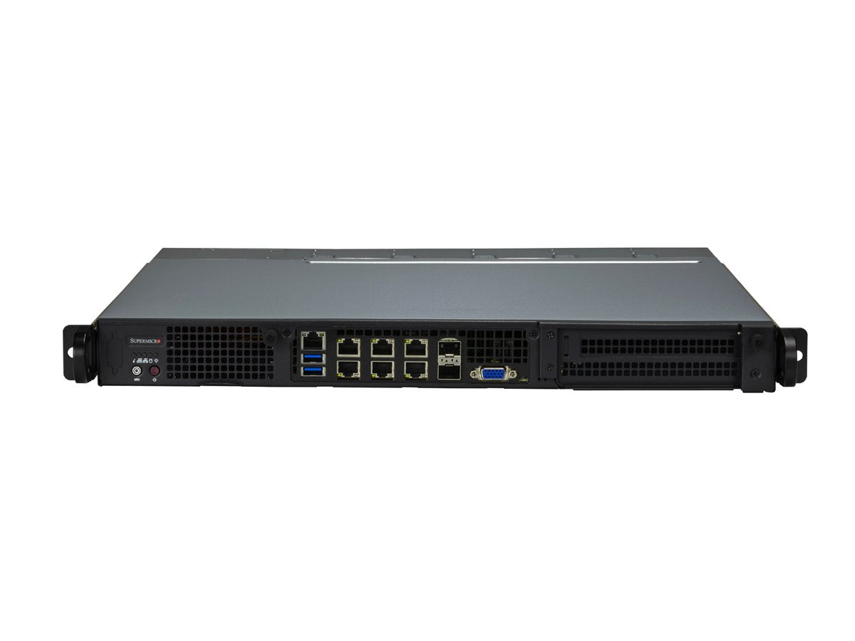 Supermicro IoT SuperServer 110D-16C-FRDN8TP - Server - rack-mountable 1U - 1 x Xeon D-2775TE / up to 3.1 GHz - RAM 0 GB - no SYS-110D-16C-FRDN8TP
