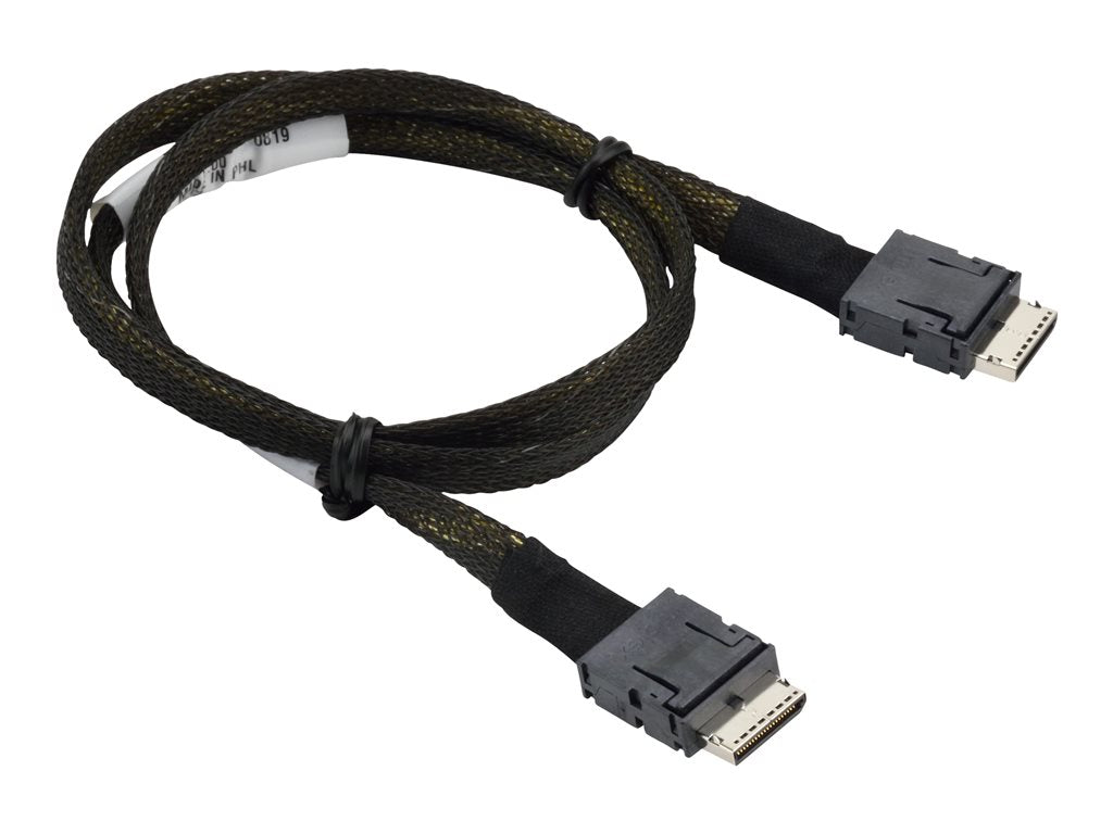 Supermicro - SAS internal cable - OCuLink (SFF-8611) (M) latched to OCuLink (SFF-8611) (M) latched - 2.8 ft