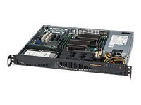 Supermicro SC512 F-600LB - Rack-mountable 1U - ATX 600 Watt - black