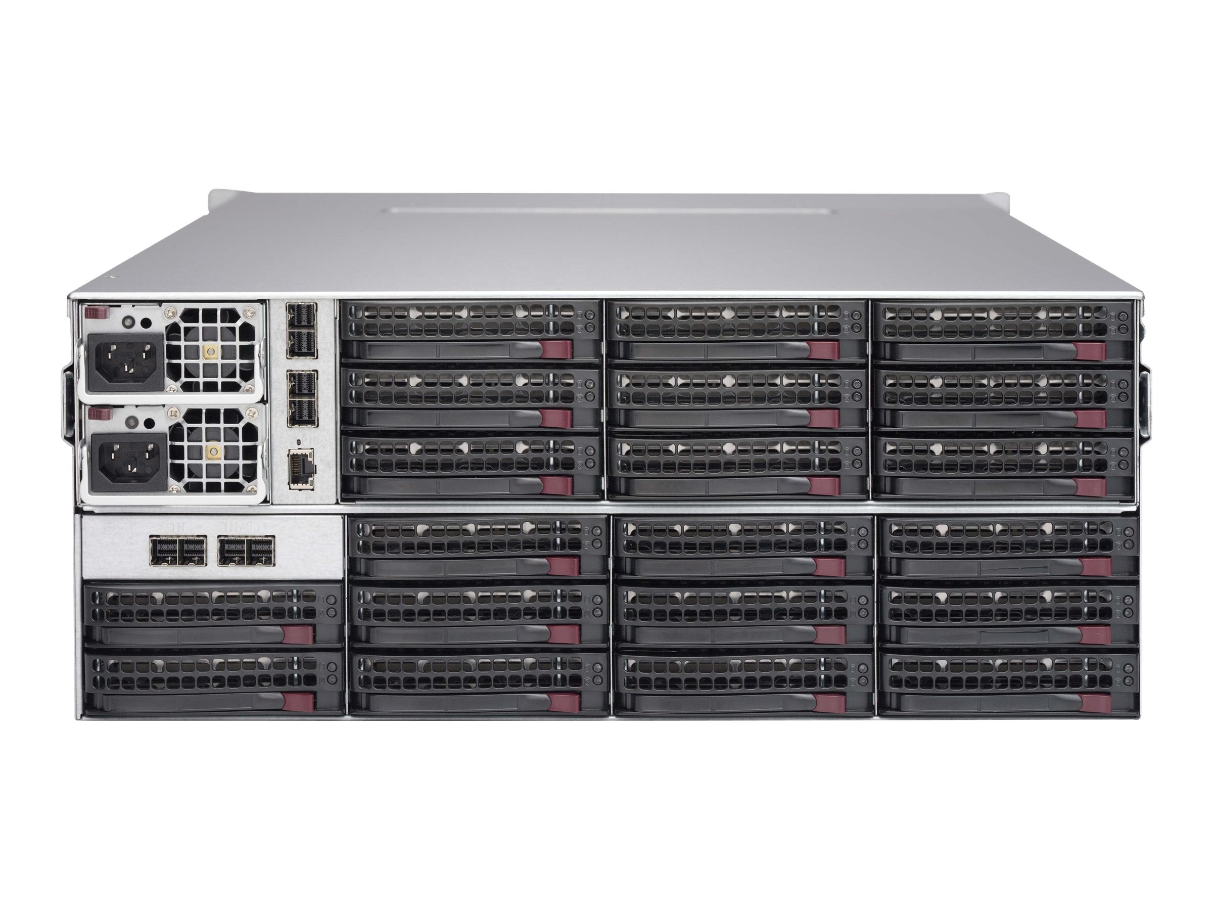 Supermicro SC847 E2C-R1K23JBOD - Storage enclosure - 44 bays (SATA-600 / SAS-3) - rack-mountable - 4U CSE-847E2C-R1K23JBOD