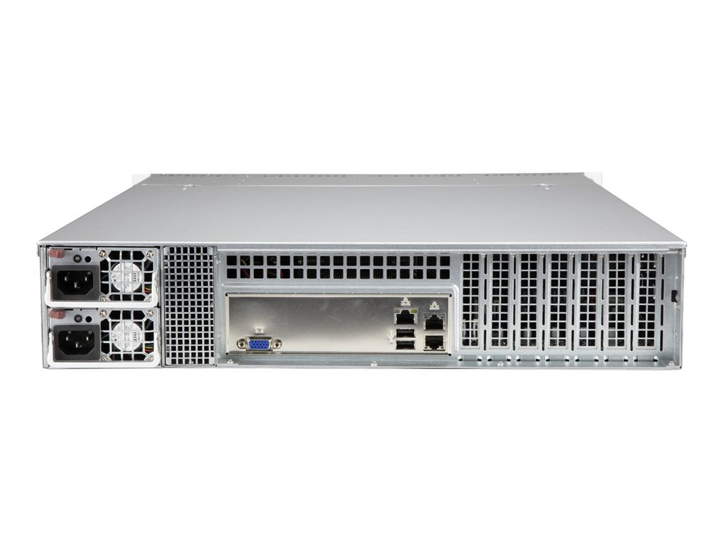 Supermicro SCLA25TQC R609LP - Rack-mountable - 2U - enhanced extended ATX - SATA/SAS - hot-swap 650 Watt - black