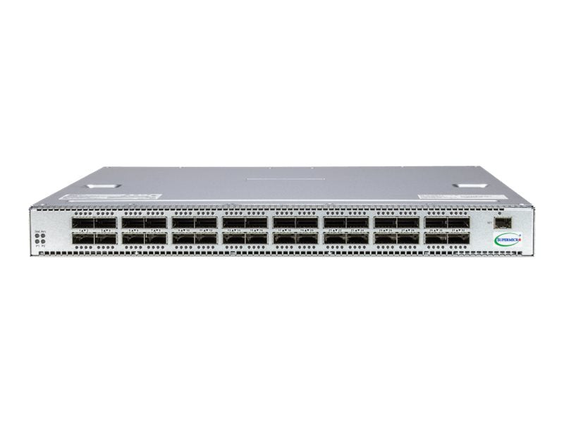 Supermicro SSE-C4632SB - Switch - L3 - managed - 32 x 100 Gigabit QSFP28 - front to back airflow - desktop,