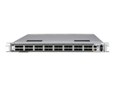 Supermicro SSE-T7132S - Switch - L3 - managed - 32 x 400 Gigabit QSFP-DD + 2 x SFP+ - front to back airflow - desktop, rack-mountable SSE-T7132SR
