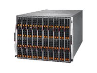 Supermicro SuperBlade SBE-820J-822 - Rack-mountable - 8U - up to 20 blades - power supply - hot-plug