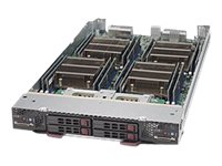Supermicro SuperBlade SBI-7228R-T2X - Cluster - blade - 2-way - no CPU - RAM 0 GB 2.5 bay(s) - no HDD - AST2400 - GigE