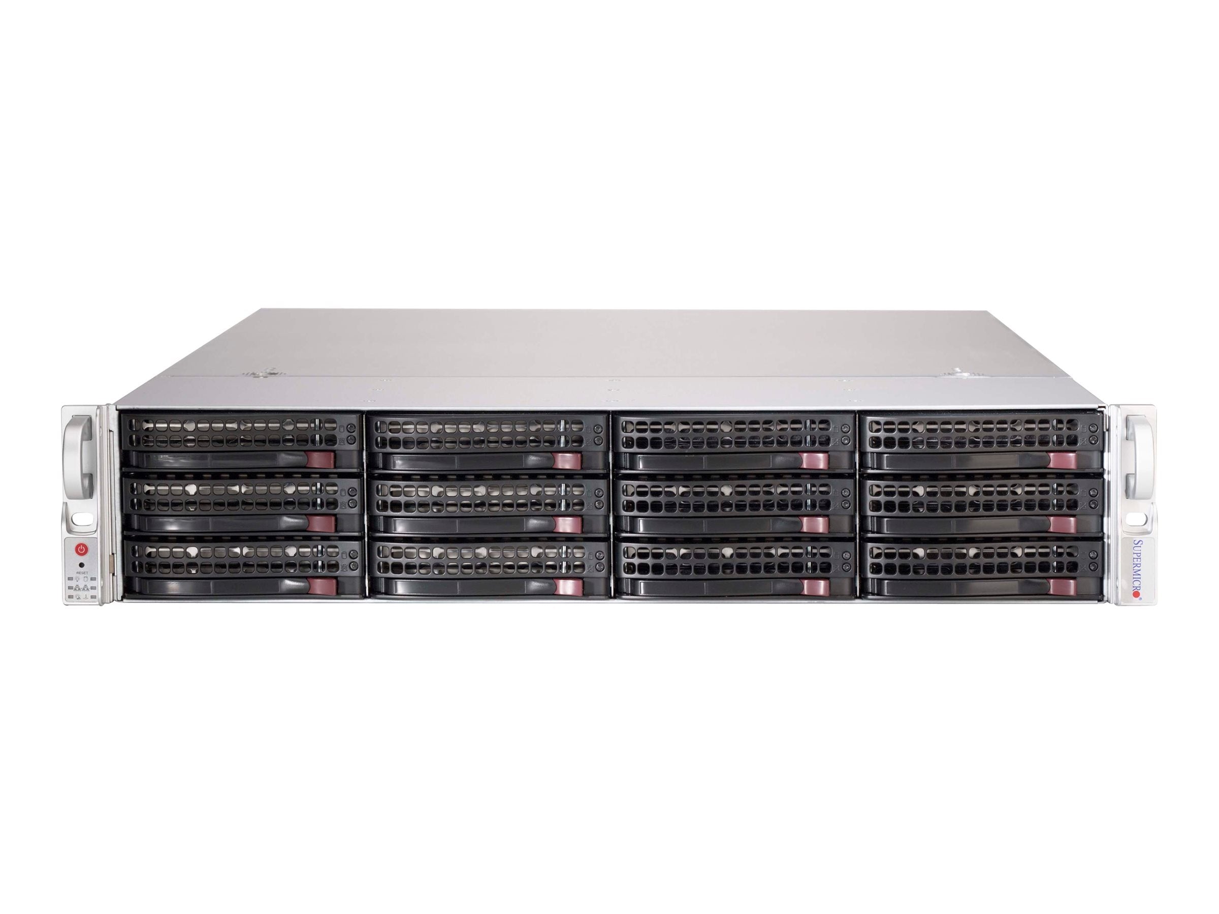 Supermicro SuperChassis 826BE2C-R802JBOD - Rack-mountable 2U - SATA/SAS - hot-swap 800 Watt - black CSE-826BE2C-R802JBOD